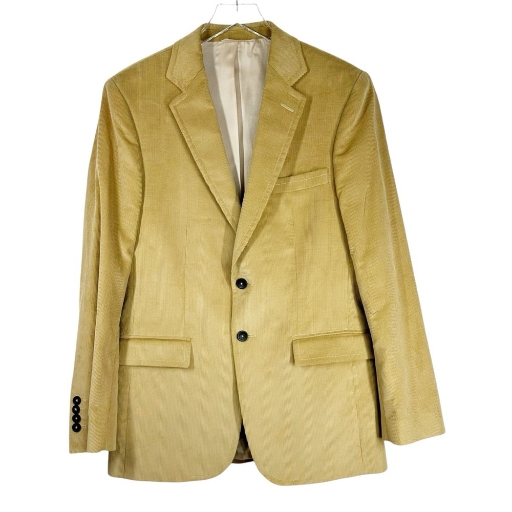 JOSEPH TURNER YORKSHIRE Classic British Clothing 38R Tan Corduroy Sports Jacket